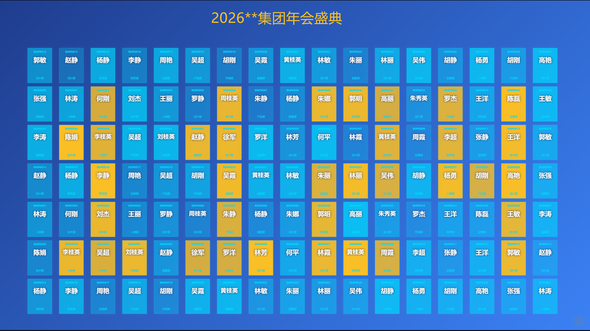 好彩头抽奖签到-签到墙